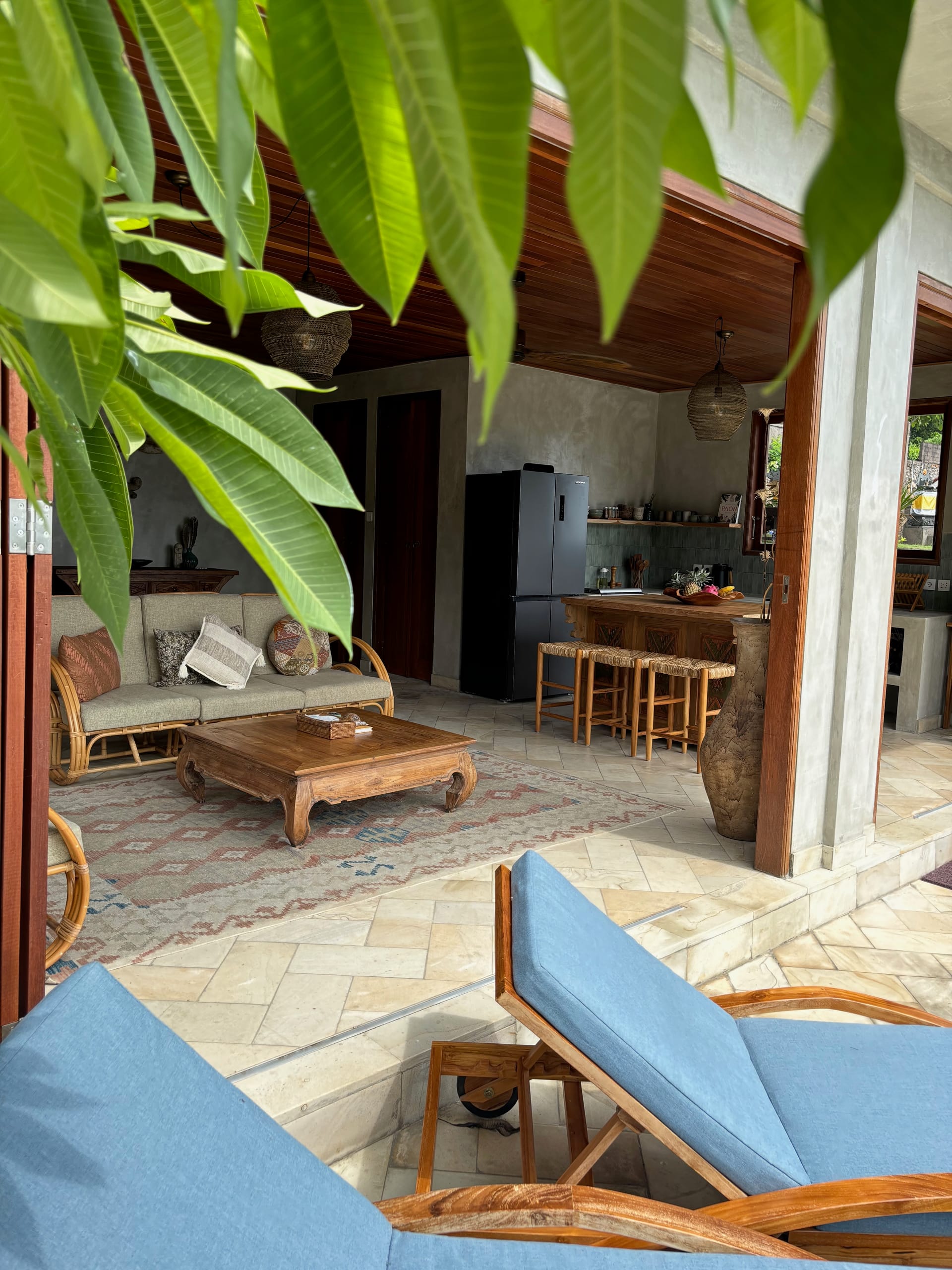 Lounge viewed from the poolside